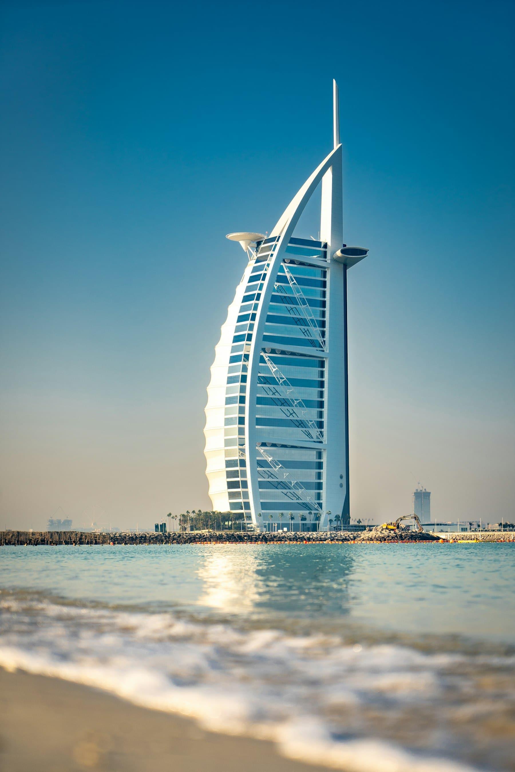 Jumeirah beach and the Burj Al Arab